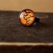 Halloween orange and black bats ring