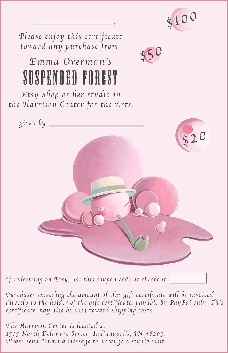 Gift Certificate - one hundred dollars