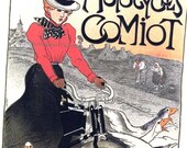 Comiot Motorcycles By Theophile Alexander Steinlen French Belle Epoque Lithograph To Frame