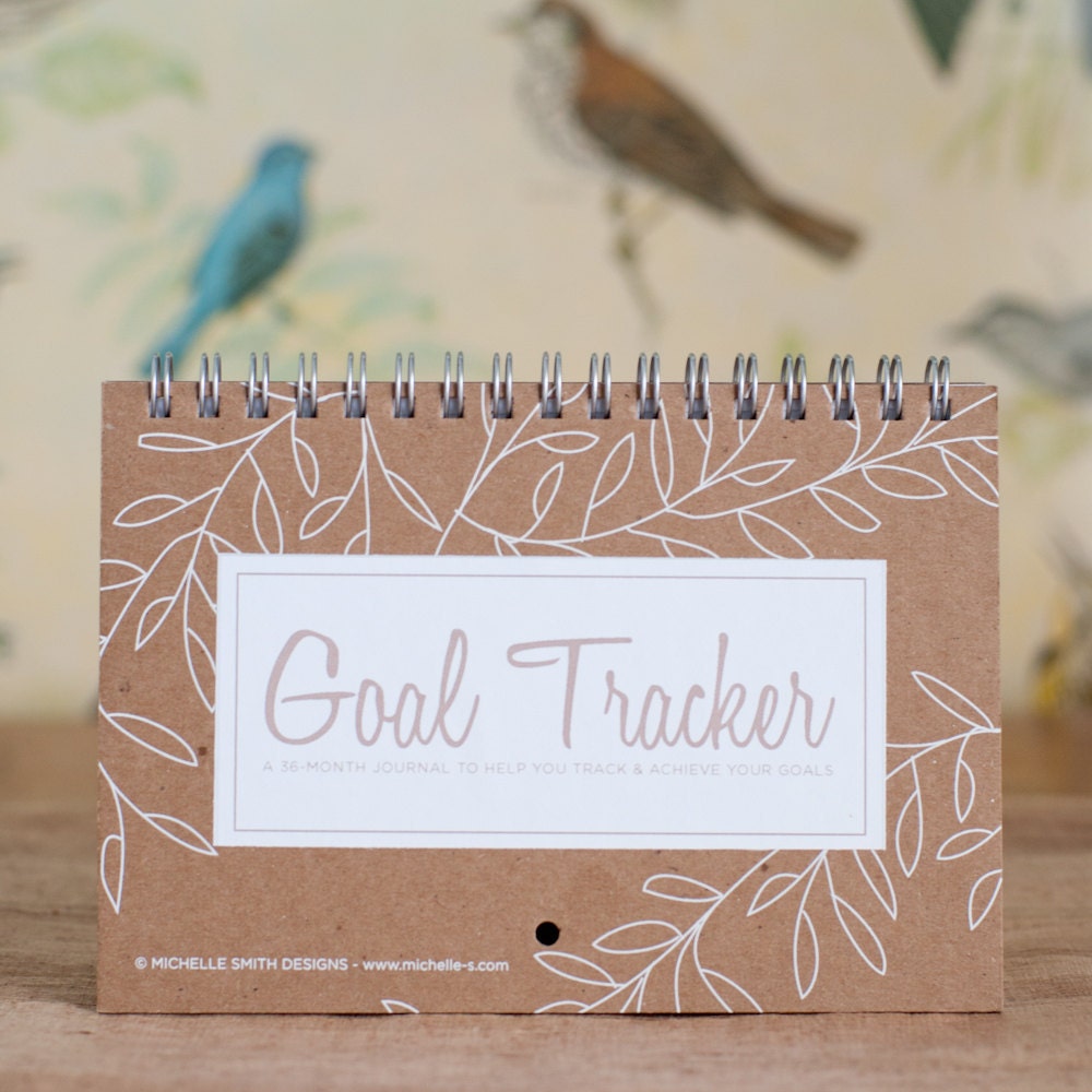 Spiral Bound Kraft Goal Keeping Notebook