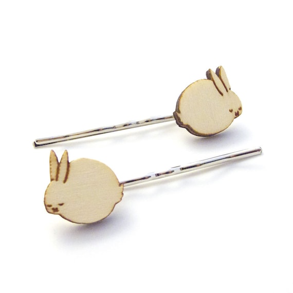 Sleeping Bunny Hairpins