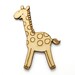 Flossy the Giraffe Embroidery Floss Bobbin