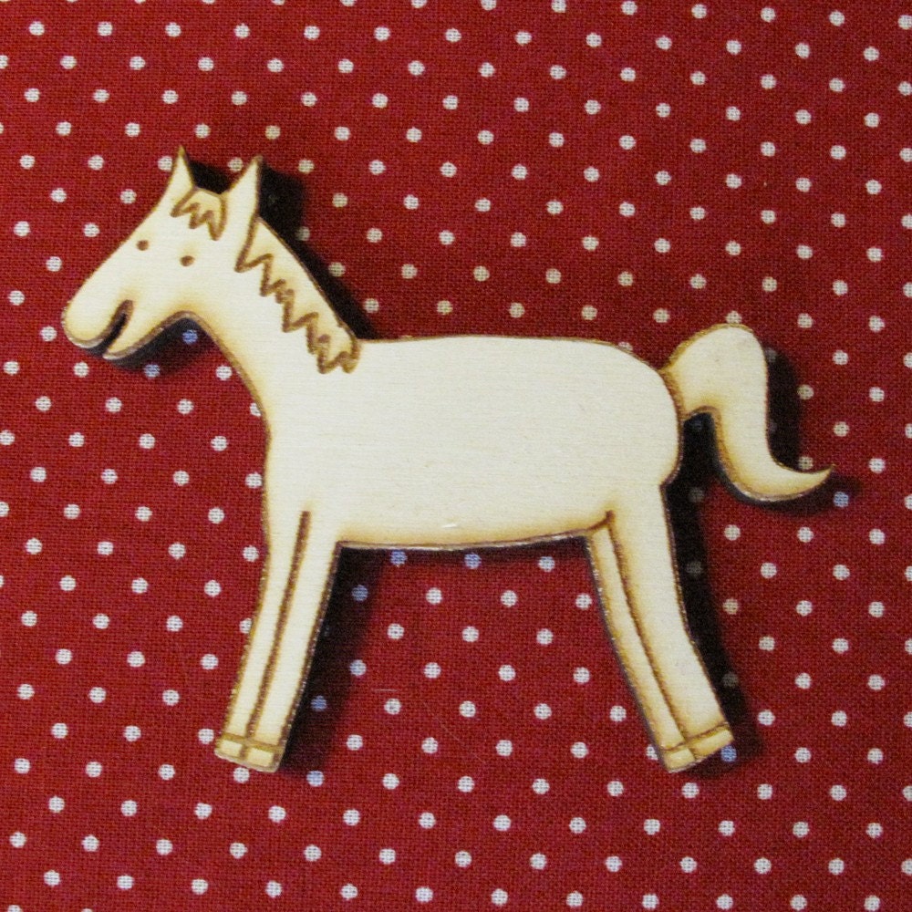 Flossy the Pony Embroidery Floss Bobbin