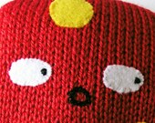 Suspicious Mushroom Toadstool Knit Softie Toy