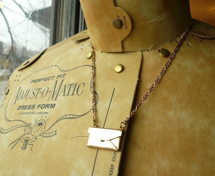 Secret Love Letter Necklace - Authentic Vintage