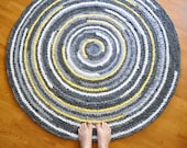 Rag Rug Custom Made for You in Your Colors - 4 feet