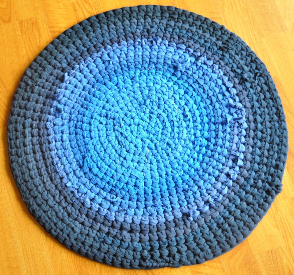 Monogram K Rag Rug