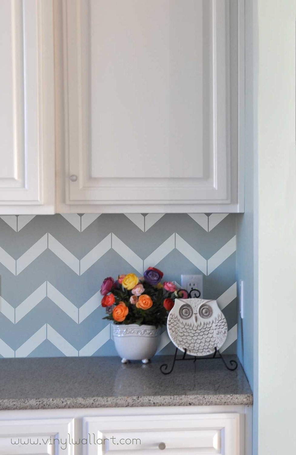 Chevron Vinyl Wall Decals MEDIUM