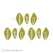 Vinyl Wall Decals Fun Leaves SMALL (Set of 9)