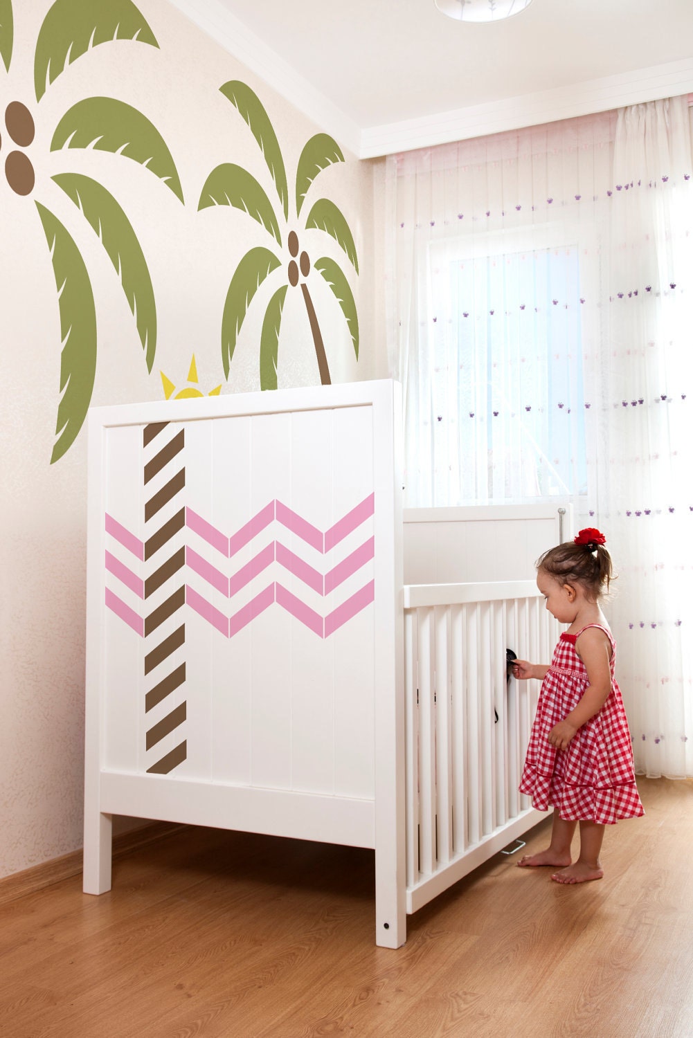 Chevron Vinyl Wall Decals MEDIUM
