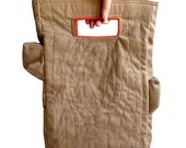 Handbag - The Woodlands Clutch (Beige Corduroy)