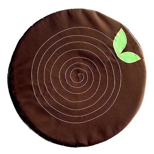 Stumpie Seat/Floor Cushion (Dark Brown)