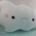 Happy Sad Cloud with Blue Lining