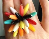 Kitsch Chrysanthemum Cha-Cha Ring