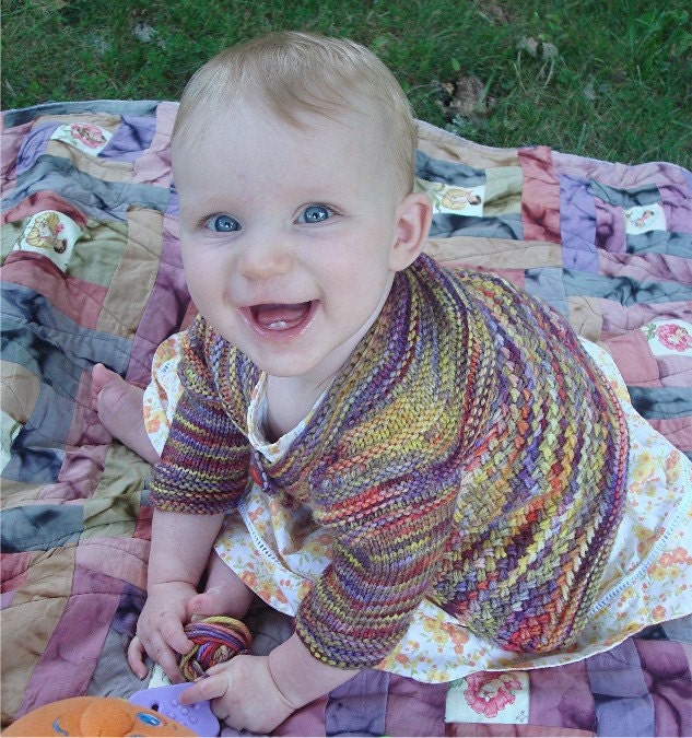 Love Me Tender Baby Cardigan Cute Knitting Pattern Sweater Kids to 8 years