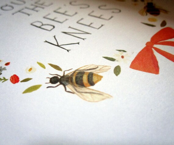 Postcard Set: Bee's Knees & Cat's Pajamas