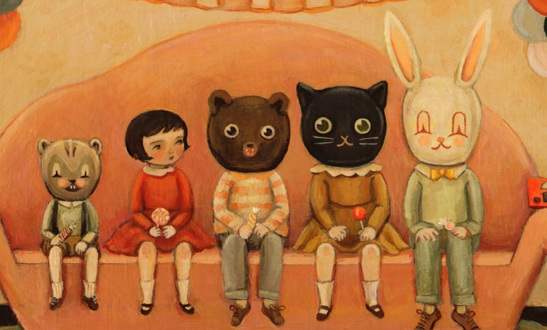 Costume Party Print 14x11