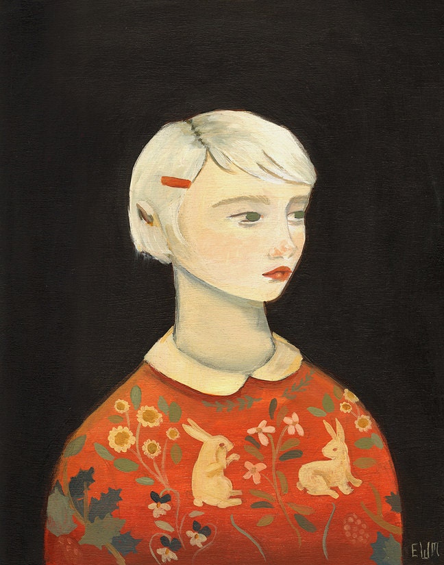 Rabbit Hearted Original Painting