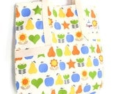 SALE SALE SALE Reusable Eco Shopper - Fruit Star Salad Tote Bag