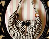 Houndstooth shoulder bag