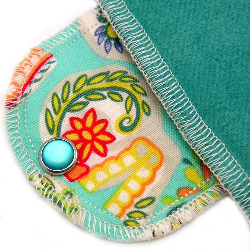 Pantyliner Sugar Skulls Moonpads Organic Cotton Reusable Washable Cloth Menstrual Pads