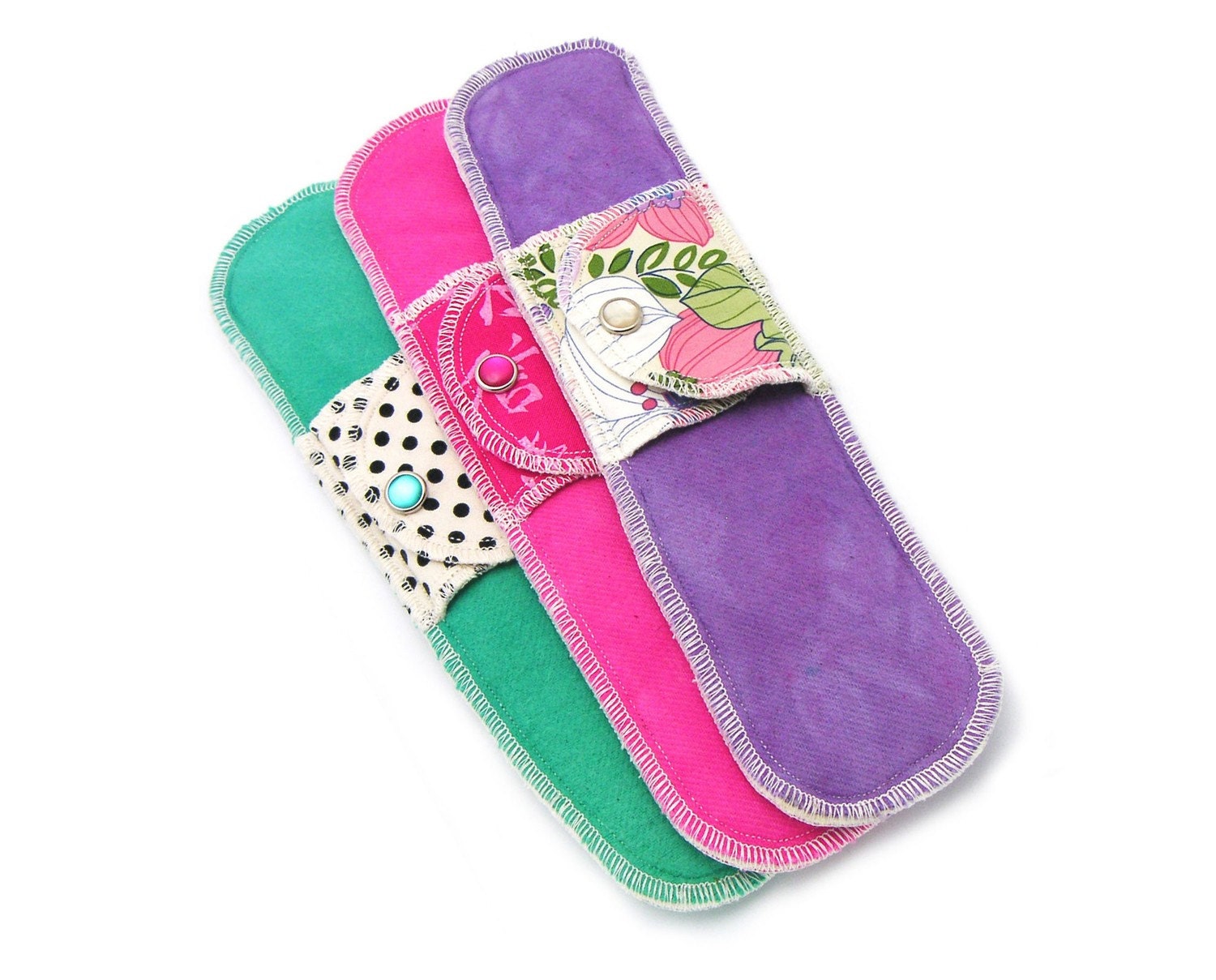 3 Overnight Organic Moonpads Cloth Pads