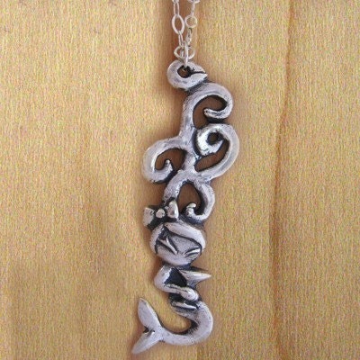Sterling Silver Mermaid Necklace