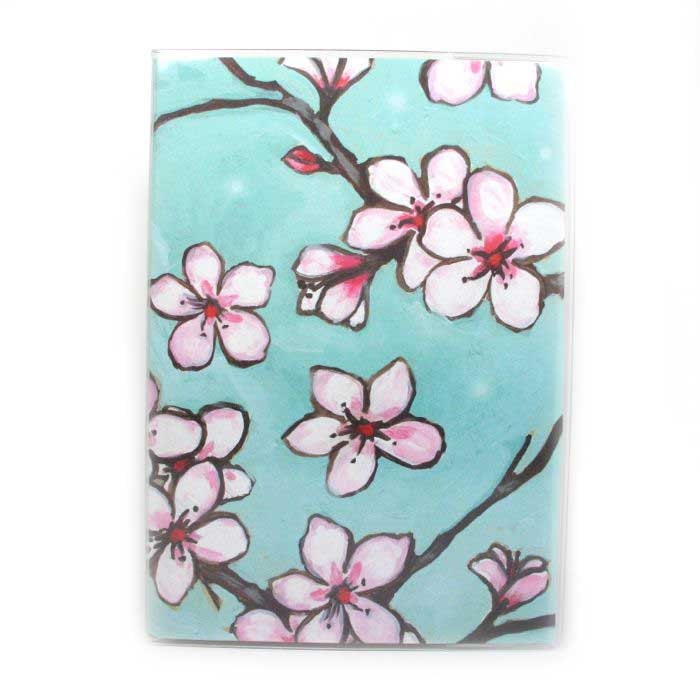 Passport Cover - Sweet Sakura Cherry Blossoms floral passport holder