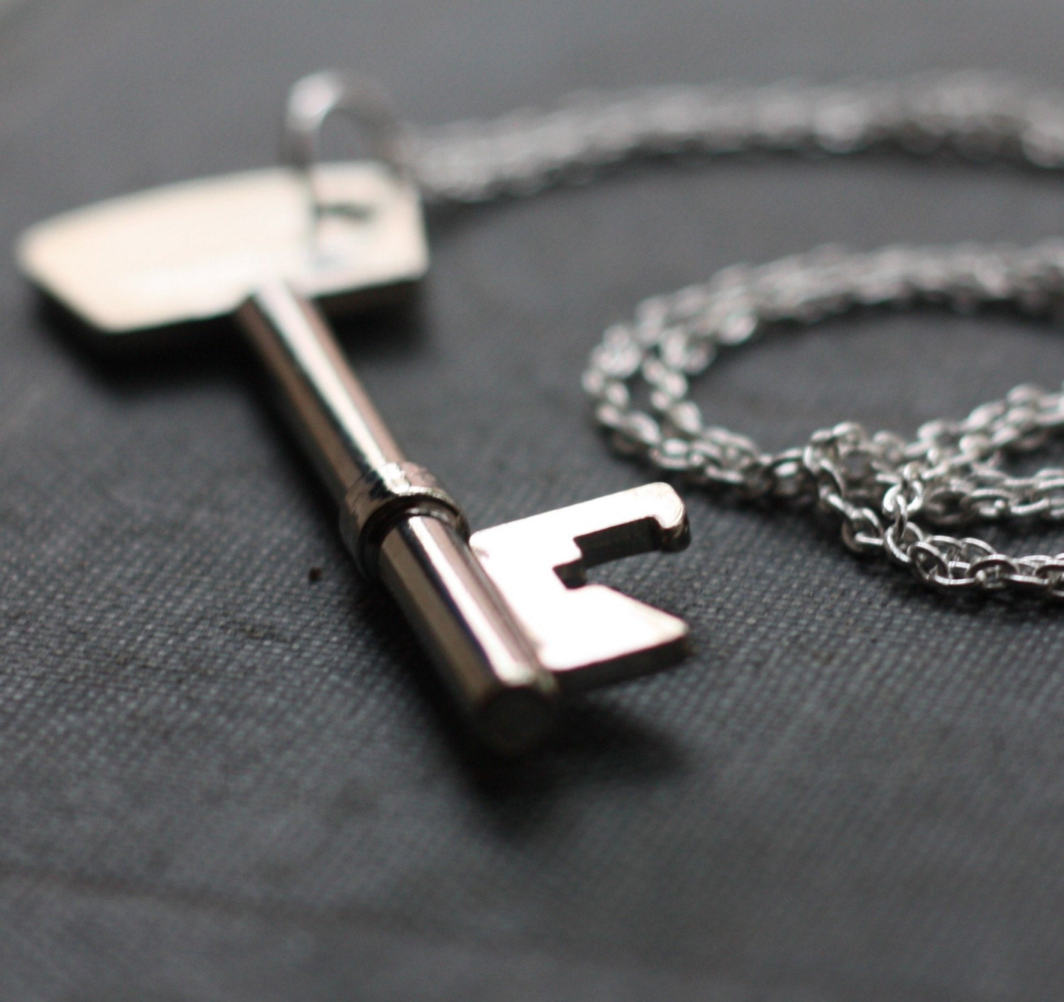 Skeleton Key Bottle Opener Necklace