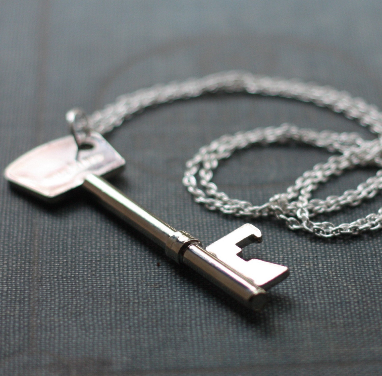 Skeleton Key Bottle Opener Necklace