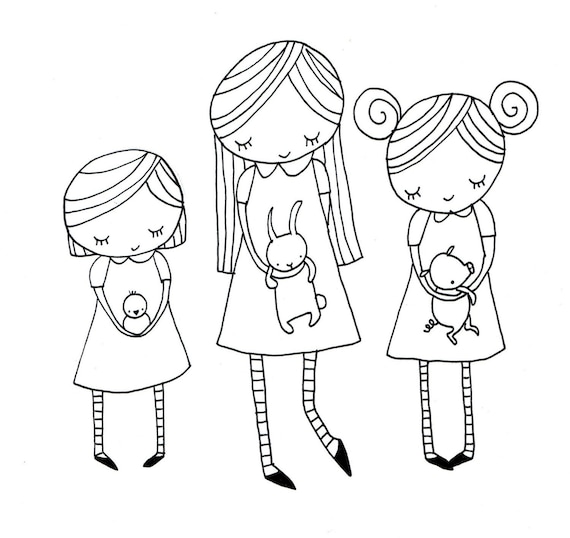 the petting zoo party pdf hand embroidery pattern