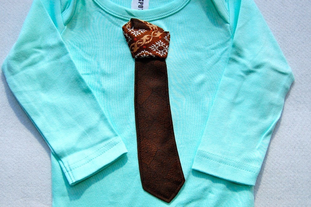 12 - 18 Month Organic Cotton Long Sleeve Tiesie Tie Bodysuit
