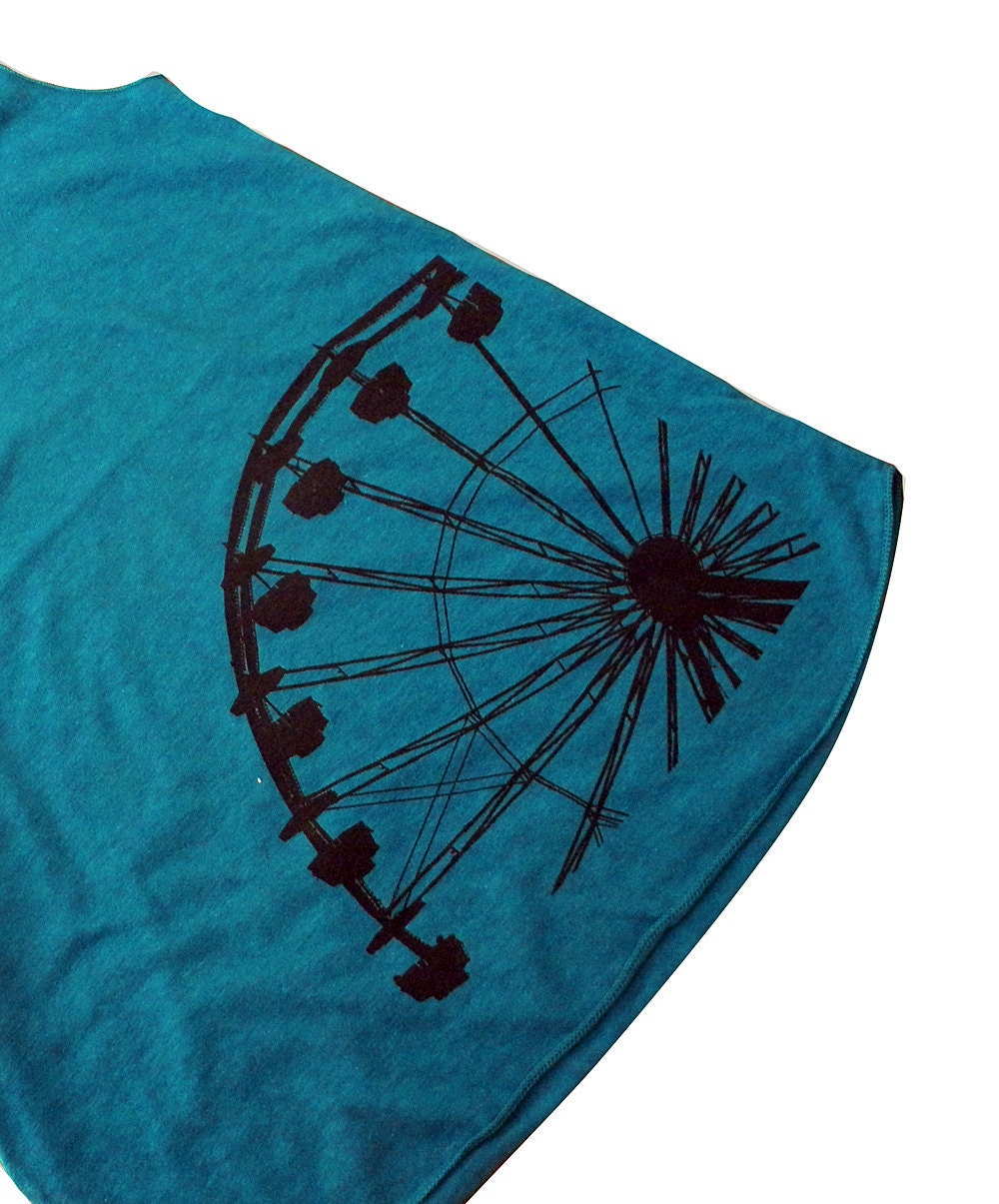 Ferris Wheel Tank Top - American Apparel Tri-Blend Tank - Available in sizes S, M, L