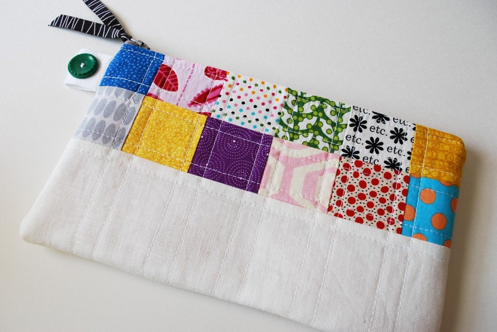 Long Patchwork Pouch - Simple Things