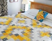 Sunshine Medallions Downloadble Quilt Pattern PDF