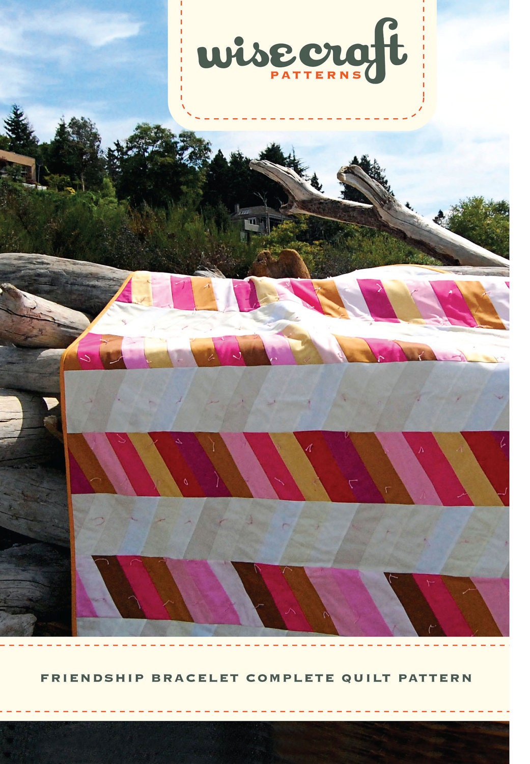 Friendship Bracelet complete PDF quilt pattern