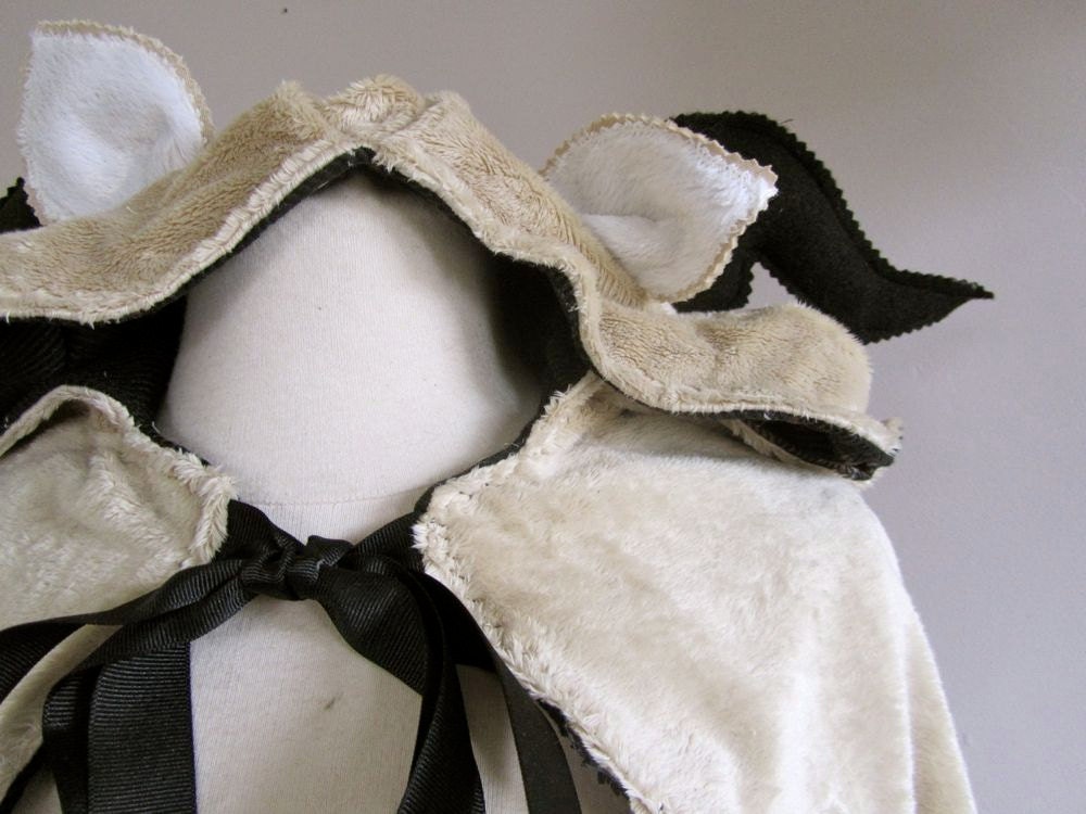 Oh Deer Hooded Capelet made to order
