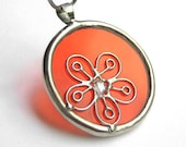 Stained glass pendant (1400)