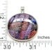 Dichroic fused glass pendant (fg191)