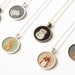 Pug Dog Embroidered Felt Necklace