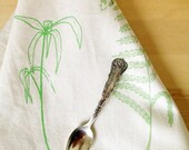 Dish Towel - Green Plant Cuttings