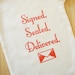Baby onesie - Signed Sealed Delivered - orange (3-6mo)
