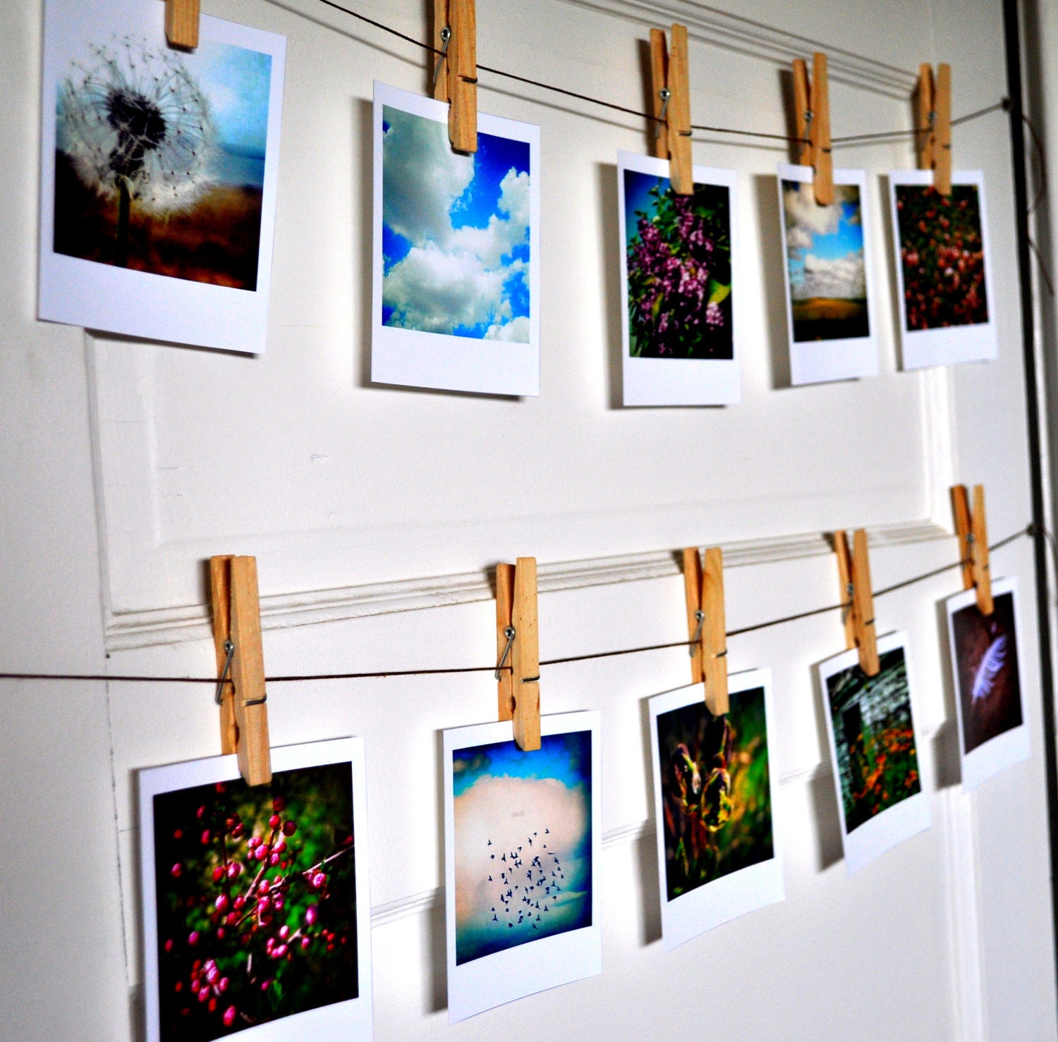 Summer Bliss Polaroid Banner - A Set of 10 Polaroid Photos