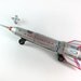 Vintage Hungarian Holdrakéta MoonRocket Ship Tin Wind-Up Toy and Original Box