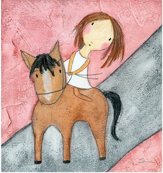 PRINT - Pink Horse