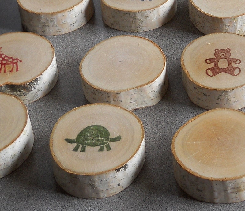 Natural Waldorf Toy Memory Matching Game Birch Branch