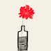 AshleyG illustration print with flowers - Sending You Flowers - red single