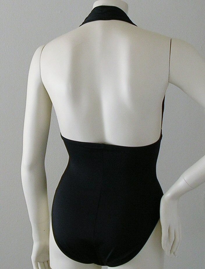 Black One Piece Marilyn Swimsuit SML
