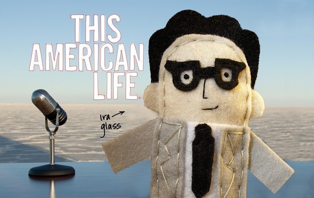 Ira Glass Finger Puppet SALE