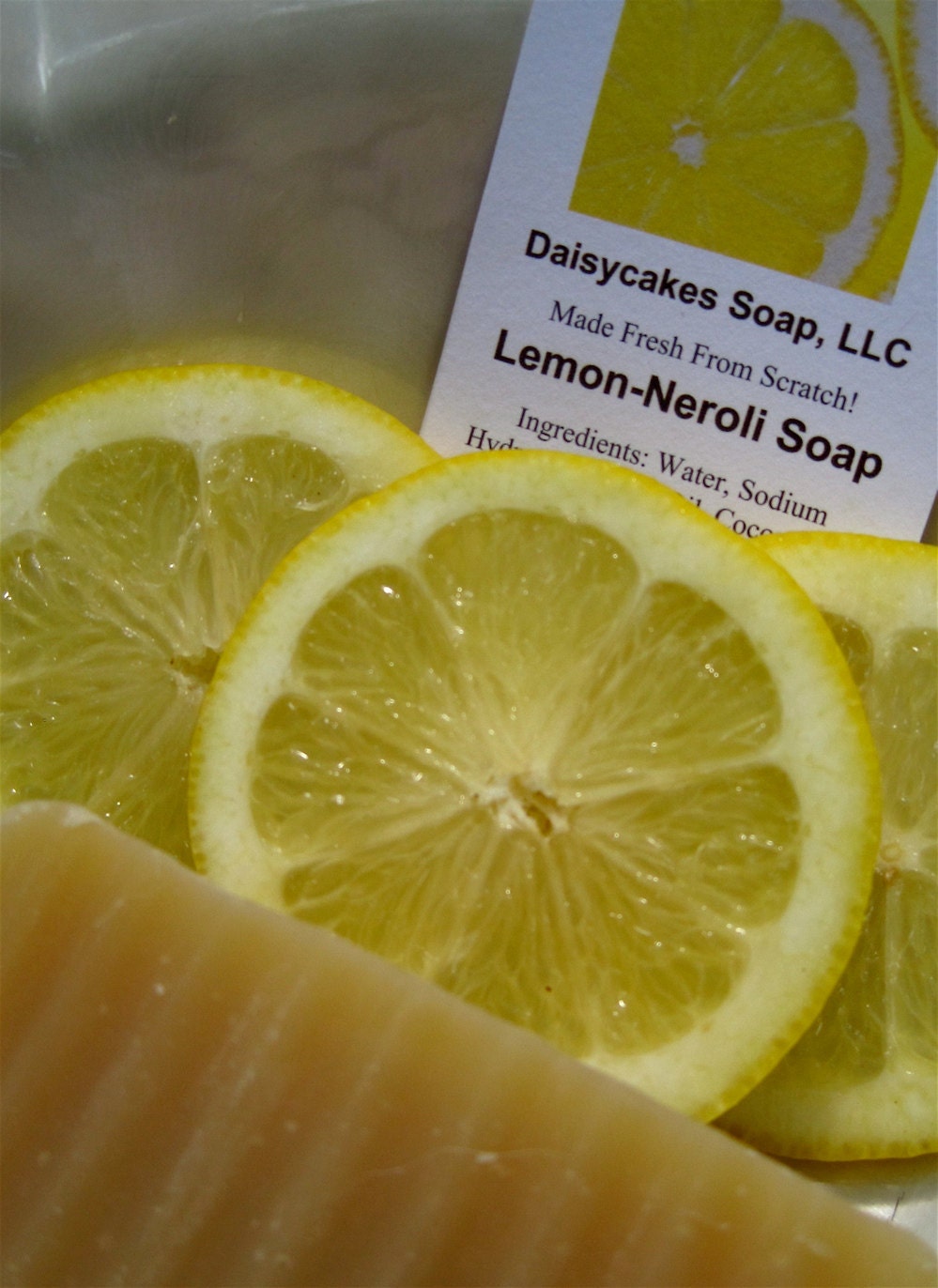 Lemon Neroli Olive Oil Soap with Lanolin